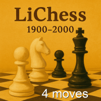 Логотип курса Мат в 4 хода (сайт LiChess.org). Рейтинг 1900-2000